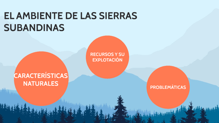 EL AMBIENTE DE LAS SIERRAS SUBANDINAS by violeta fredes on Prezi