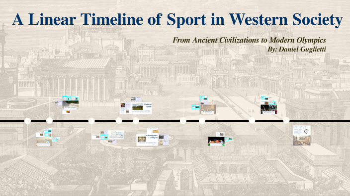 A Linear Timeline of Sport in Western Society by Daniel Guglietti on Prezi
