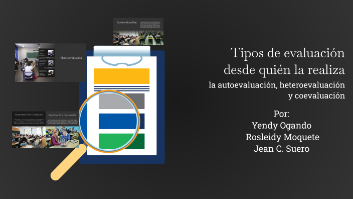 Tipos de Evaluación Educativa by Jean carlos suero on Prezi