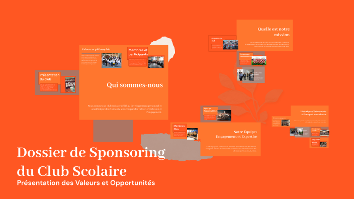 Dossier de Sponsoring d'un Club Scolaire by Jaber Fati on Prezi