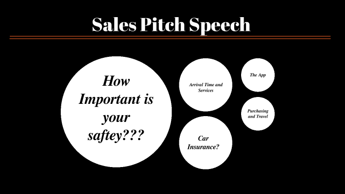 sales pitch speech techniques