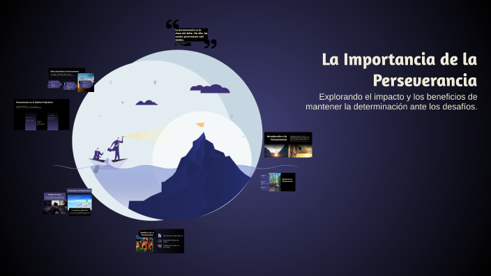 La Importancia de la Perseverancia by Lino Garduño on Prezi