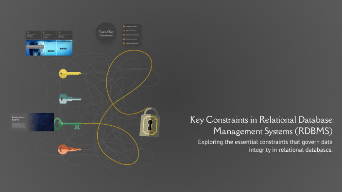 Key Constraints in Relational Database Management Systems (RDBMS) by ...