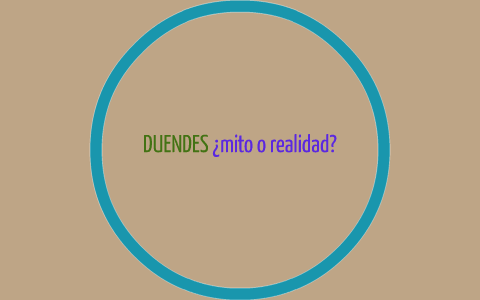 DUENDES: ¿REALIDAD O MITO? 