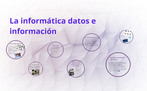 Datos Informatizados La informatica datos e informacion by Laura Preteltt