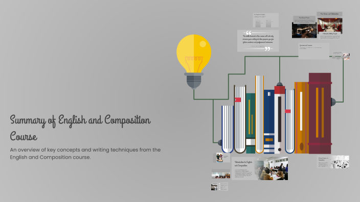 Summary of English and Composition Course by Saad on Prezi