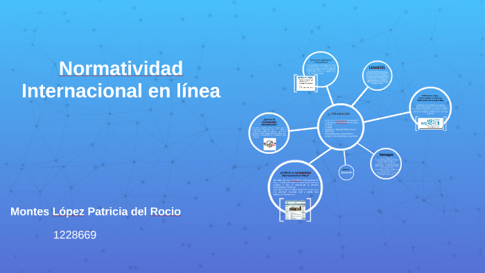 Normatividad Internacional En Linea By On Prezi