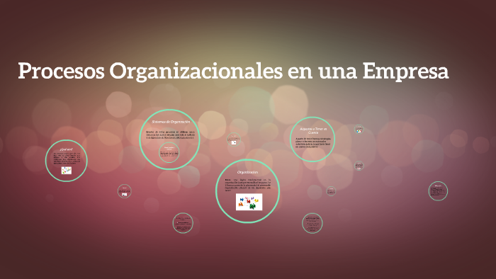 Procesos Organizacionales en una Empresa by diego BOHORQUEZ on Prezi