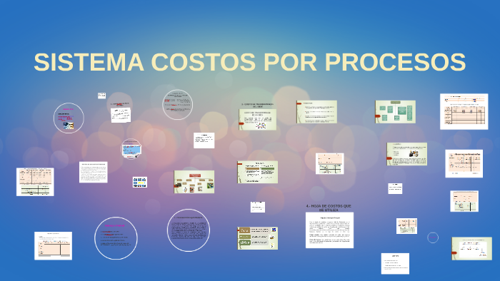 Sistema Costo Por Procesos By Denisse Mera Romero 9695