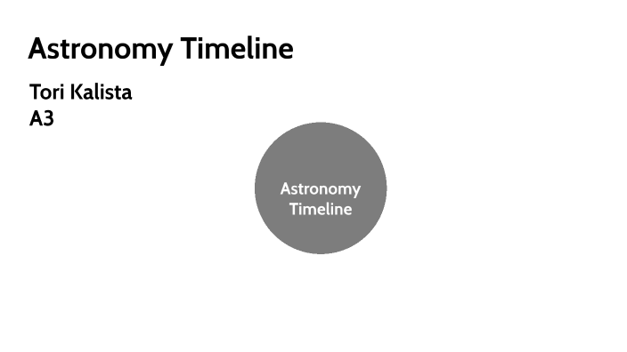 Astronomy Timeline by Victoria Kalista on Prezi