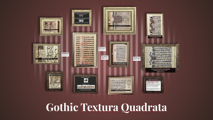 Gothic Textura Quadrata By Kelci Baughman Mcdowell