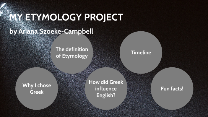 MY ETYMOLOGY PROJECT by Ariana Szoeke-Campbell on Prezi