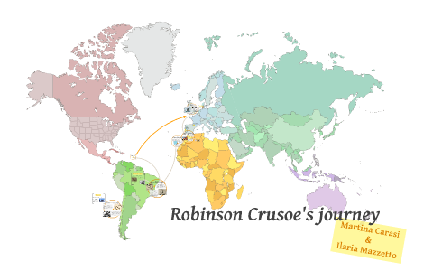 timeline of robinson crusoe journey