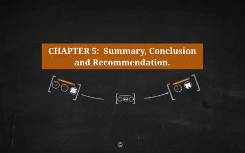 chapter 5 thesis summary of findings conclusions and recommendations