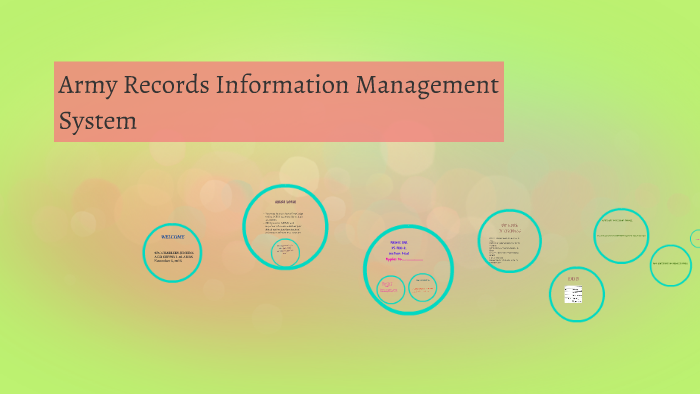 Army Records Management System By Kendralyn Charlery On Prezi