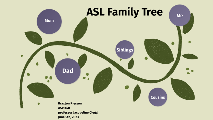 family tree asl assignment