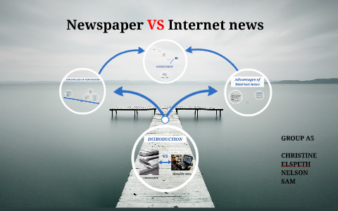 newspaper vs internet essay