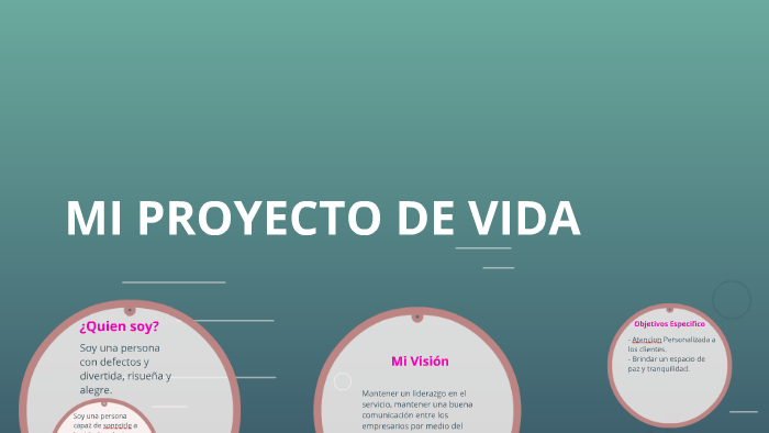 MI PROYECTO DE VIDA by stevan velez on Prezi