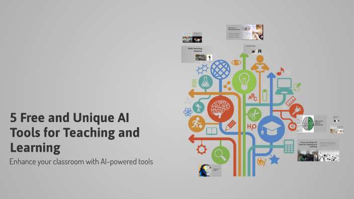 5 Free and Unique AI Tools for Teaching and Learning by Dhanush on Prezi