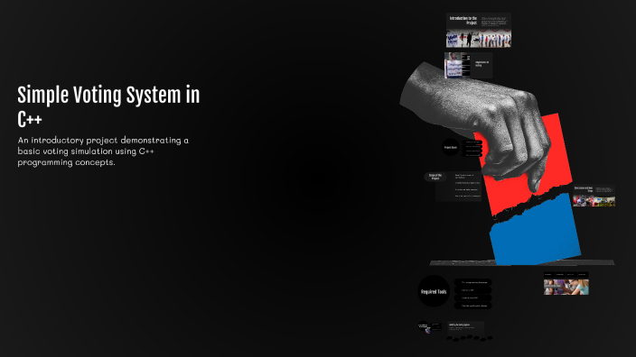 Simple Voting System in C++ by Umar Hayat on Prezi