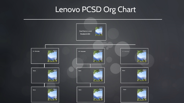 Lenovo Organizational Chart