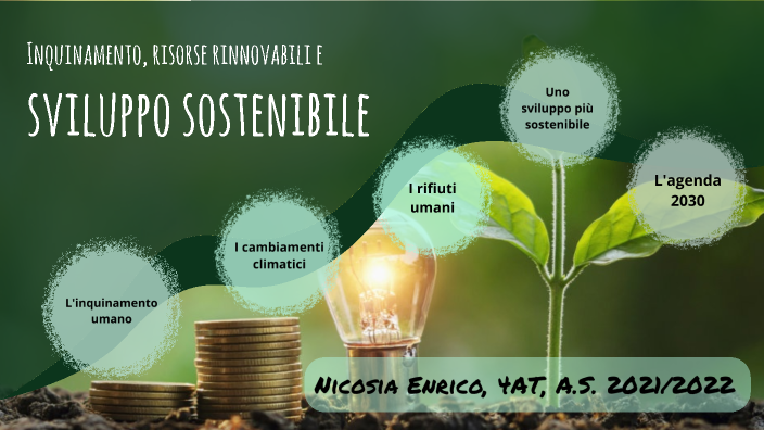 Inquinamento, risorse rinnovabili e sviluppo sostenibile by Enrico