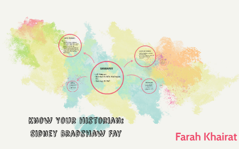 Know Your historian Sydney Bradshaw Fay by Farah Khairat on Prezi