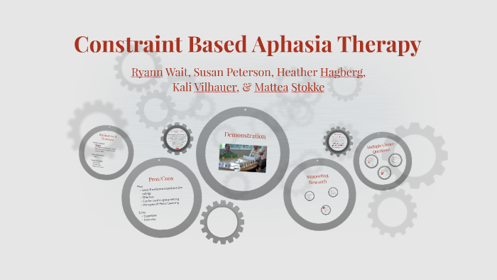 Constraint-Induced Aphasia Therapy by Mattea S on Prezi