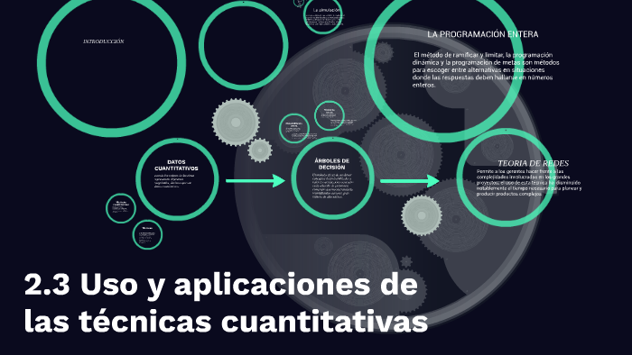 Uso y aplicaciones de las técnicas cuantitativas by carmen perez on Prezi
