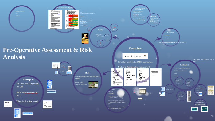 Pre-Operative Assessment & Risk Analysis by on Prezi