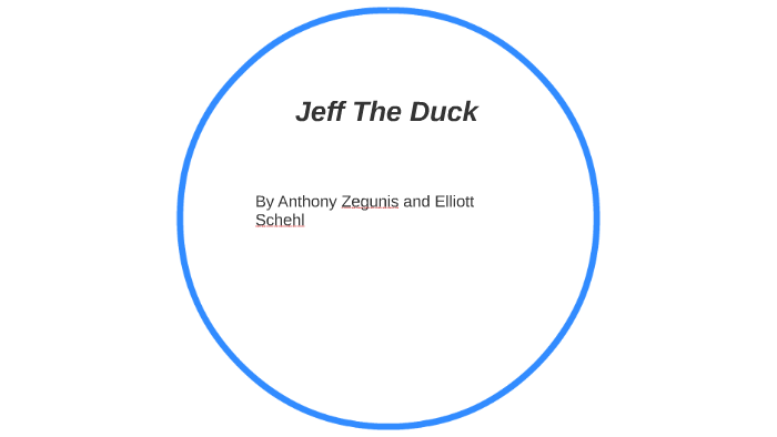 Jeff The Duck by matthew dawson
