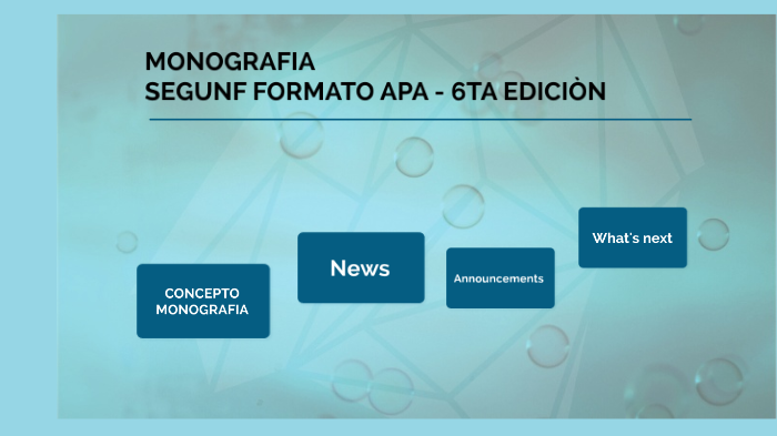 Estructura De Una Monografia Segun Normas Apa
