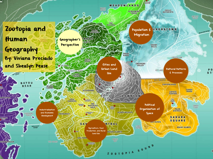 Zootopia and its relationship to Human Geography by Viviana Preciado ...