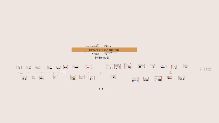 History of Law Timeline by Benny Li on Prezi