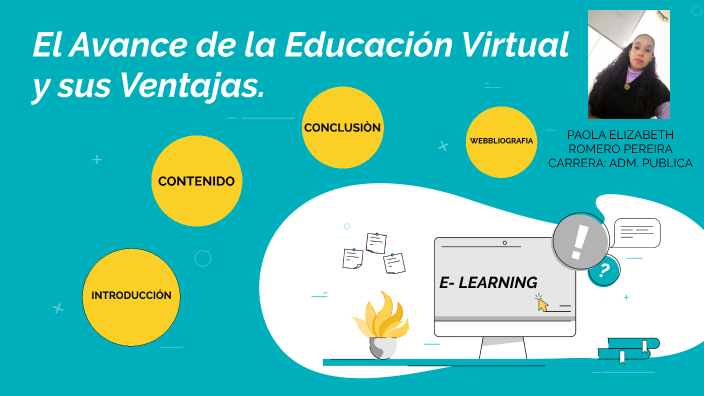 El Avance de la Educación Virtual y sus Ventajas. by PAOLA ROMERO on Prezi