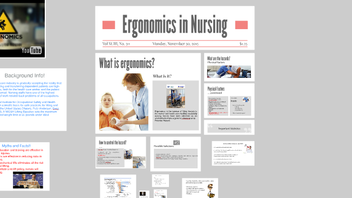 Ergonomics in Nursing by Paris Mills