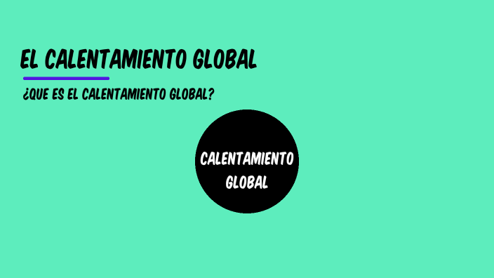 El calentamiento global by Santiago Rico Hernández on Prezi