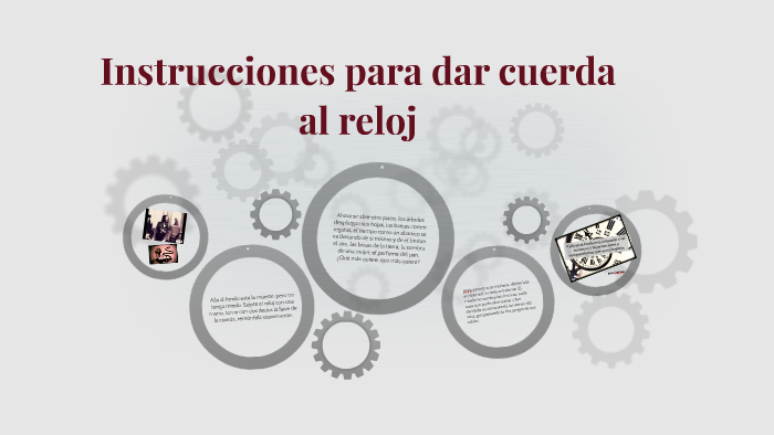 Instrucciones para dar cuerda al reloj by Ana Caresani on Prezi
