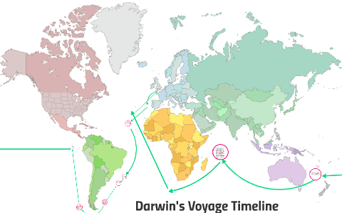 darwin's voyage timeline