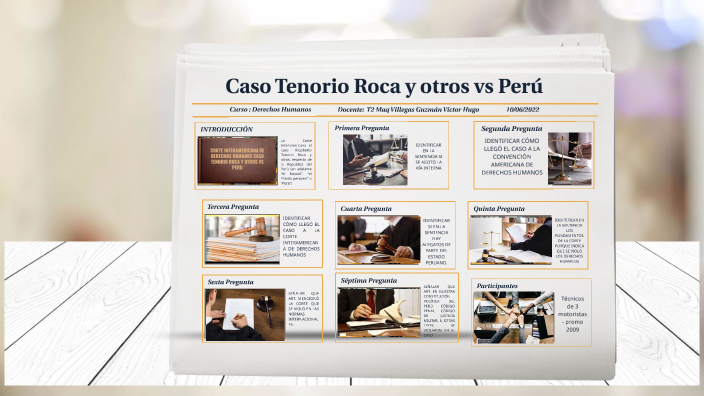Caso Tenorio Roca Y Otros Vs Perú