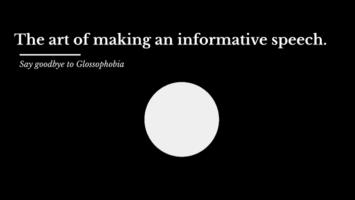 The art of making an informative speech. by Lucy Truong on Prezi