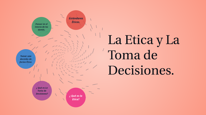 Etica En La Toma De Decisiones