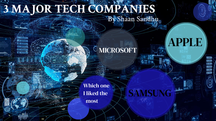 3 major tech companies by Shaan Sandhu on Prezi