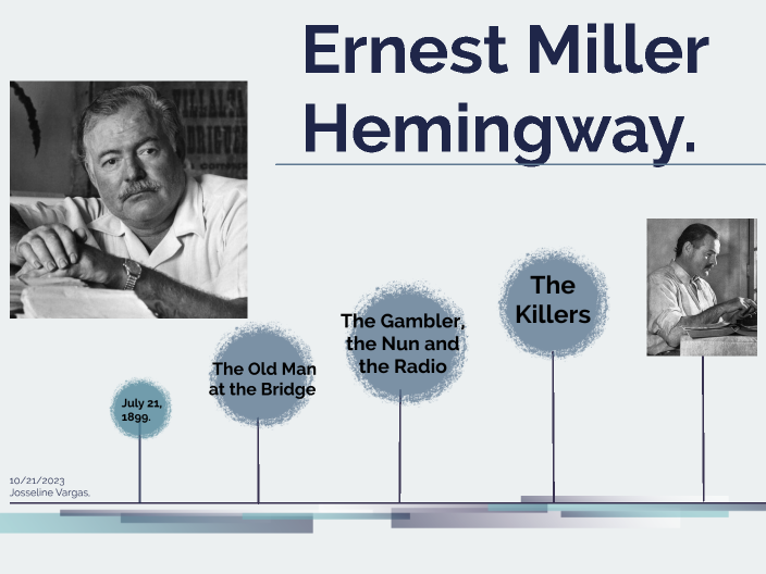Ernest Miller Hemingway by JOSSELINE VARGAS on Prezi