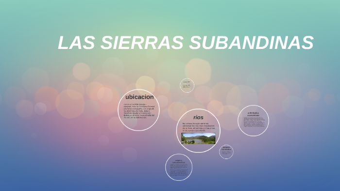 las sierras subandinas by tomas castagnino on Prezi