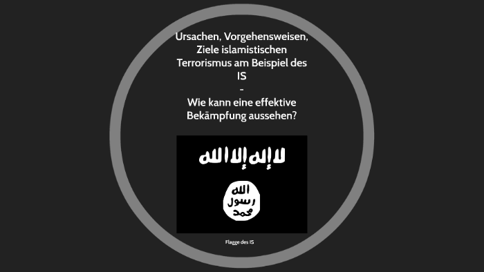 Ursachen, Vogehensweise, Ziele islamistischer Terrorismus am by ...