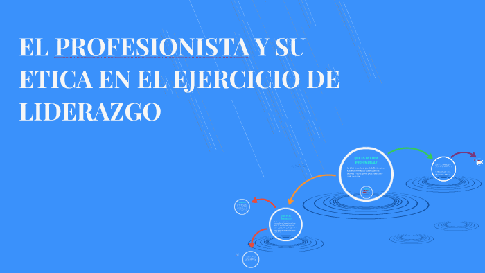 EL PROFESIONISTA Y SU ETICA EN EL EJERCICIO DE LIDERAZGO. by yara gomez
