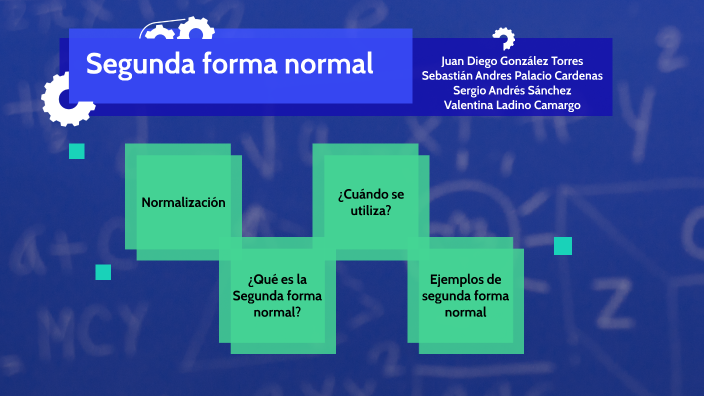 Segunda forma normal by valentina ladino camargo