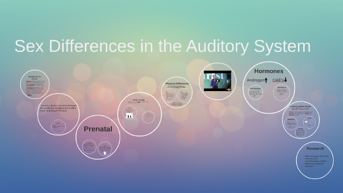 Sex Differences In The Auditory System By Rachel Nokes 4536