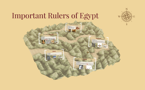 Egypt Inportant Ruler Important Rulers of Egypt by Sydney Rigert on Prezi